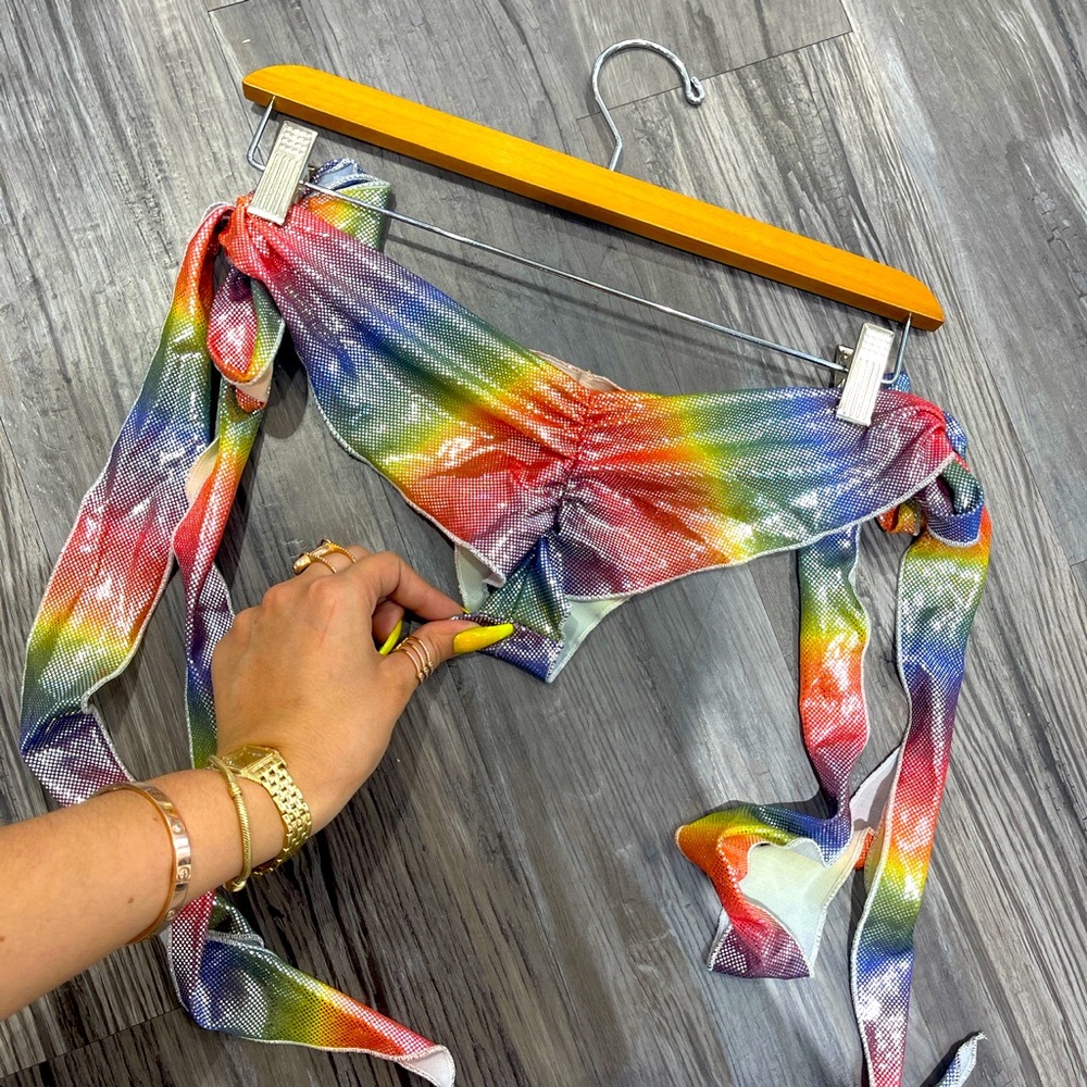 Rainbow rave bottoms